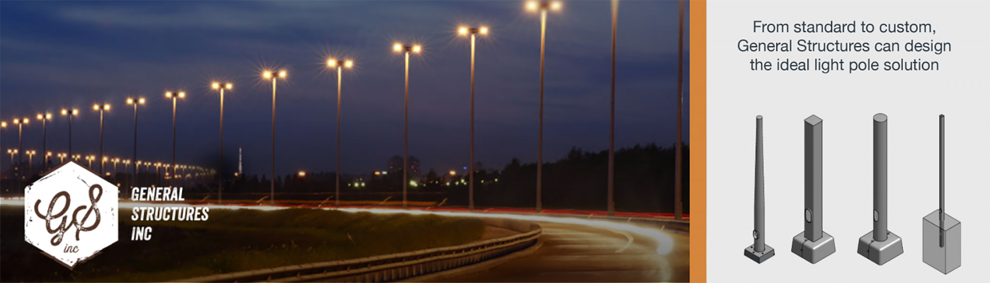 General Structures Poles - General Structures Inc - From standard to custom, General Structures can design the ideal light pole solution