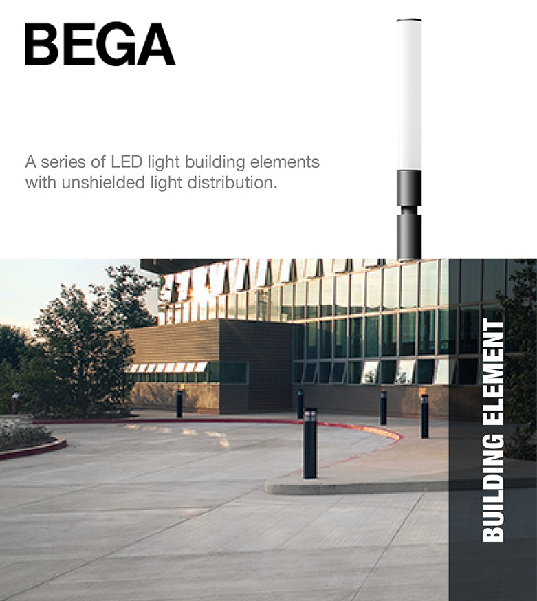 Bega - A series of LED lighting building elements with unshielded light distribution.