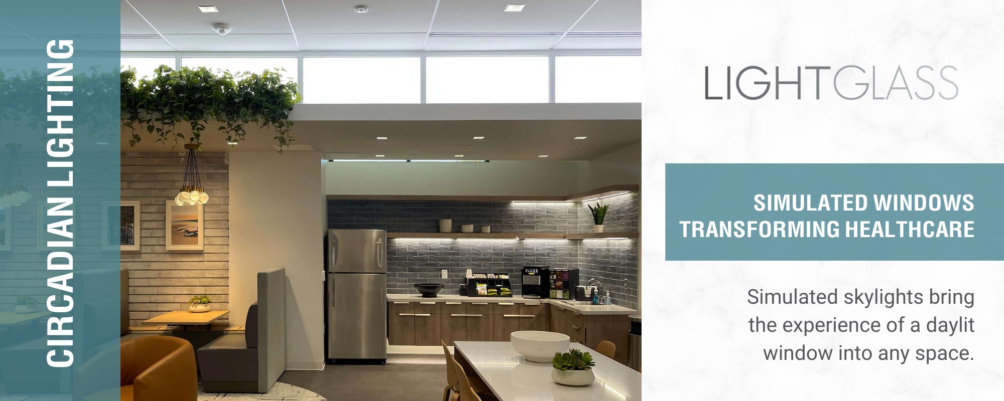 Simulated Windows Transforming Healthcare. Simulated skylights bring the experience of a daylit window into any space.